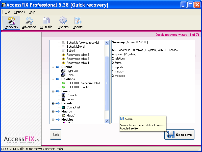 Windows 8 AccessFIX Database Recovery 5.90 full Windows 8 AccessFIX Database Recovery full
