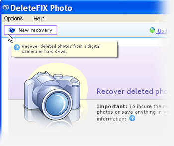 Bildschirmkopie DeleteFIX Photo